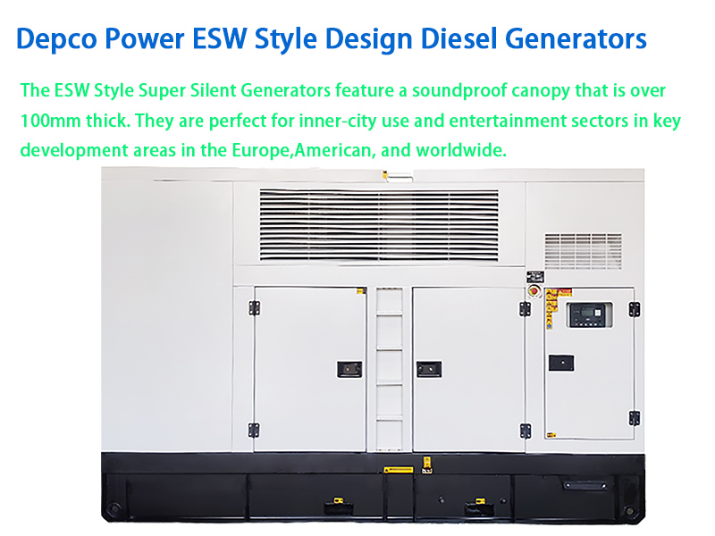 Générateurs diesel de conception de style ESW